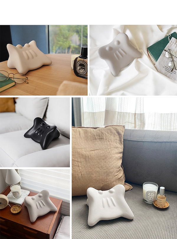 首の疲れをとる枕　マッサージ　ストレッチ　首枕　リラックスモデル kubic0118_01.jpg