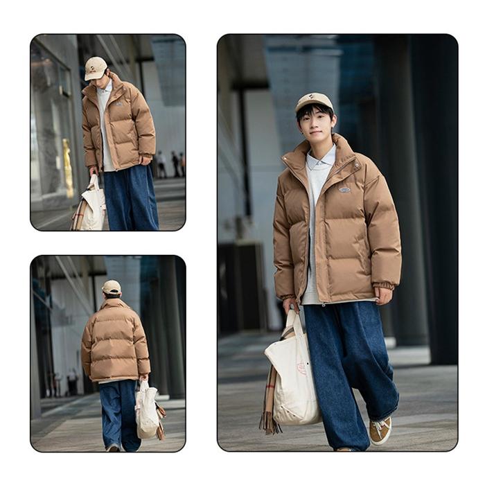 中綿コート メンズ コート 中綿 ジャケット 防寒 あったか 暖かい 厚手 アウター カジュアル おしゃれ 立ち襟 無地 長袖 大人