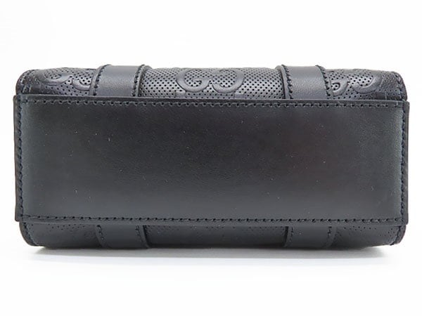 Qoo10] GUCCI 新品同様グッチGGエンボスミニトートバッ