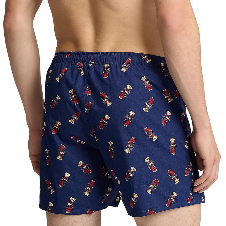 PRINTED WOVEN ボクサーショーツ [フォール・ロイヤル/フォール・モーニング・ローブ・ベア]【R3B2RL-ABSV】