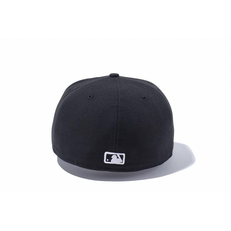 ニューエラ NEW ERA 59FIFTY MLBロゴ ブラック × ホワイト 14525214 ニューエラ NEW ERA 59FIFTY MLBロゴ ブラック × ホワイト 14525214