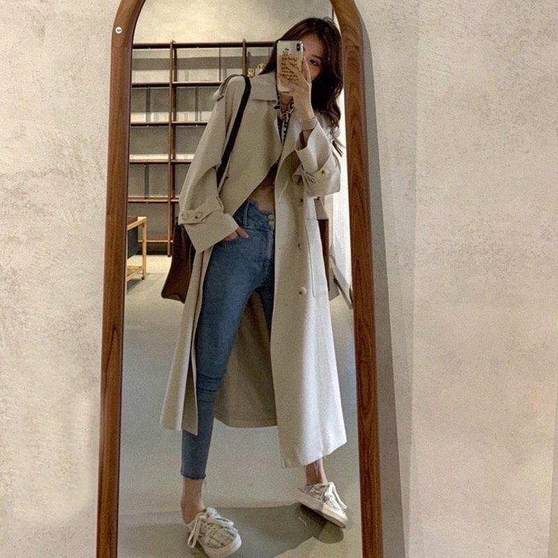 Hot!!!【お勧め商品】ロング丈 トレンチコート しっかり生地 「自社生産撮影」上質 大評価 ホワイト ウインドブレーカー 通勤 通学 春秋 白 チェストコート 小柄 アウター メガ割 Hot!!!【お勧め商品】ロング丈 トレンチコート しっかり生地 「自社生産撮影」上質 大評価 ホワイト ウインドブレーカー 通勤 通学 春秋 白 チェストコート 小柄 アウター メガ割