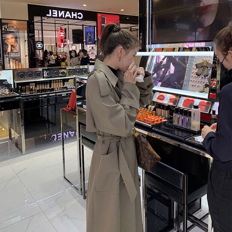 Hot!!!【お勧め商品】ロング丈 トレンチコート しっかり生地 「自社生産撮影」上質 大評価 ホワイト ウインドブレーカー 通勤 通学 春秋 白 チェストコート 小柄 アウター メガ割 Hot!!!【お勧め商品】ロング丈 トレンチコート しっかり生地 「自社生産撮影」上質 大評価 ホワイト ウインドブレーカー 通勤 通学 春秋 白 チェストコート 小柄 アウター メガ割