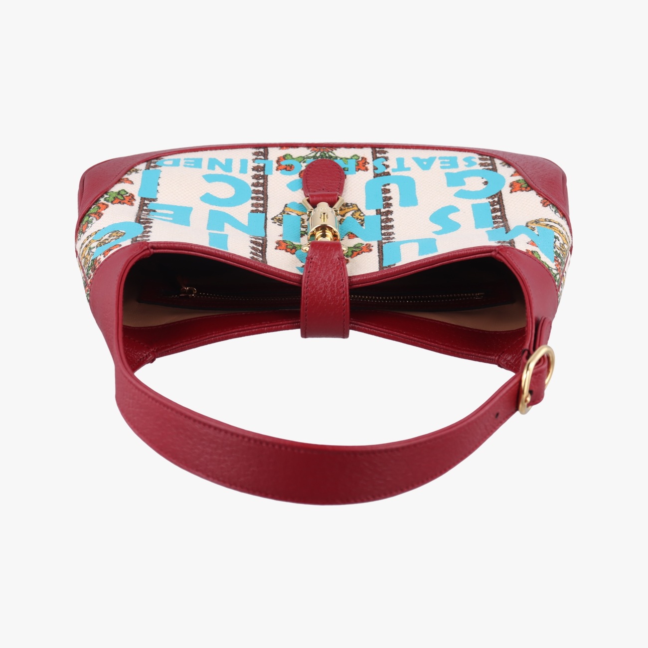 ジャッキー 1961マルチカラーキャンバス×レザー636706G035805122中古 ジャッキー 1961マルチカラーキャンバス×レザー636706G035805122中古