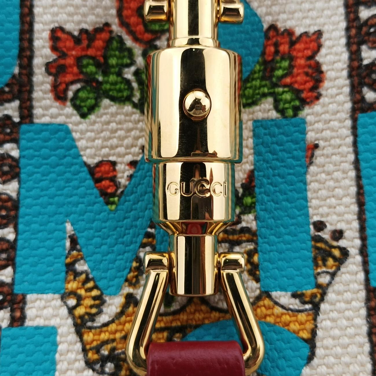 ジャッキー 1961マルチカラーキャンバス×レザー636706G035805122中古 ジャッキー 1961マルチカラーキャンバス×レザー636706G035805122中古