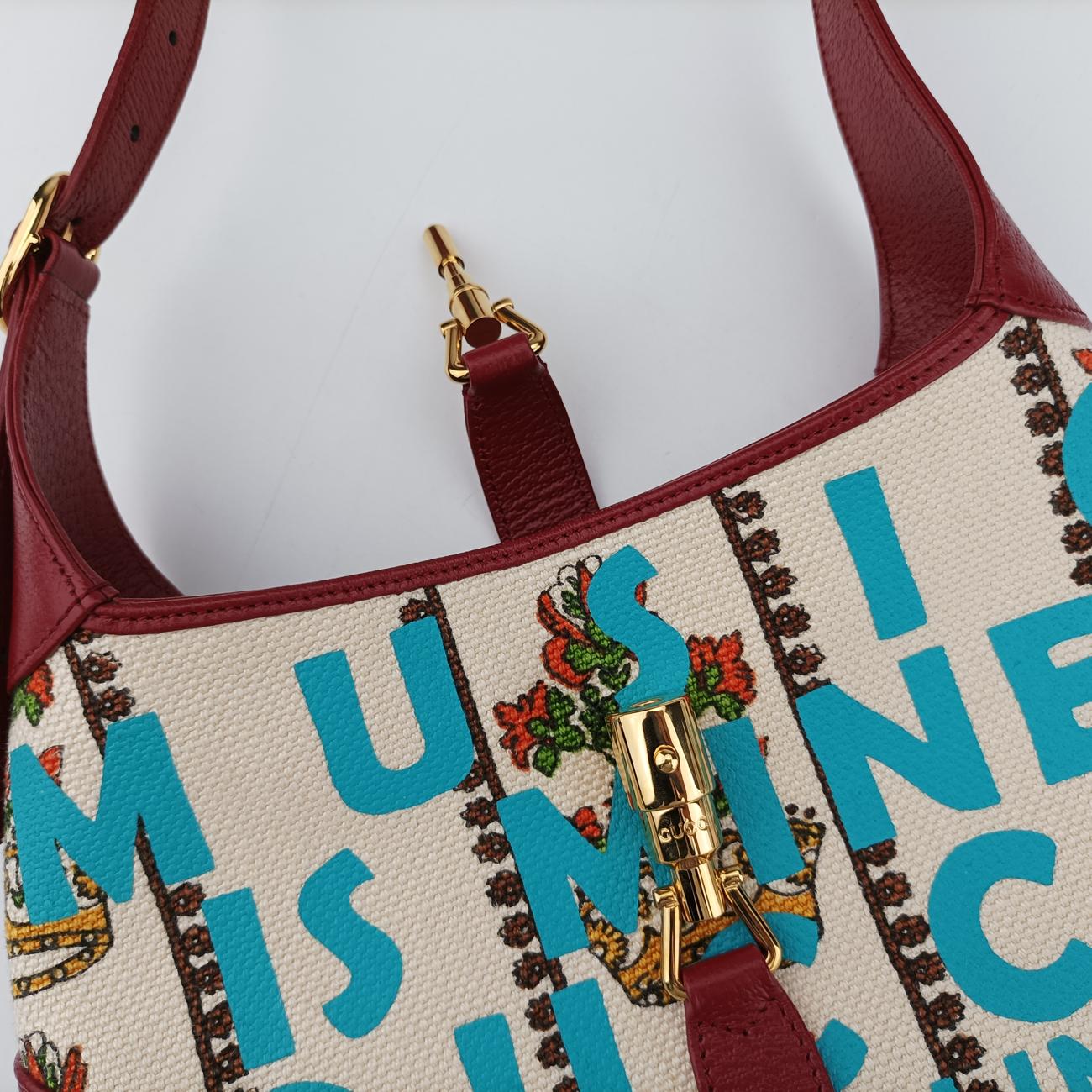 ジャッキー 1961マルチカラーキャンバス×レザー636706G035805122中古 ジャッキー 1961マルチカラーキャンバス×レザー636706G035805122中古