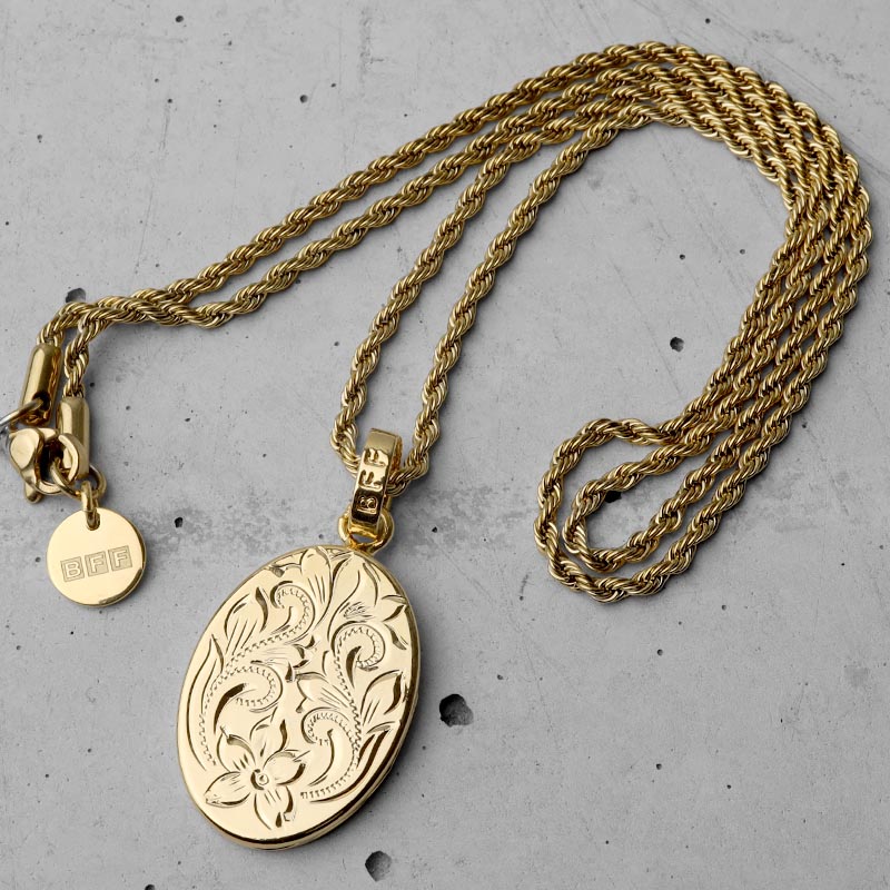 BFF ハワイアンオーバルネックレス [bffn011-g]