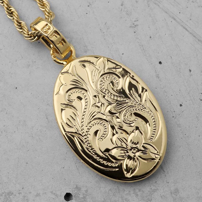 BFF ハワイアンオーバルネックレス [bffn011-g]