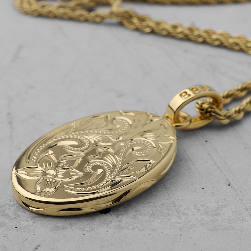 BFF ハワイアンオーバルネックレス [bffn011-g]