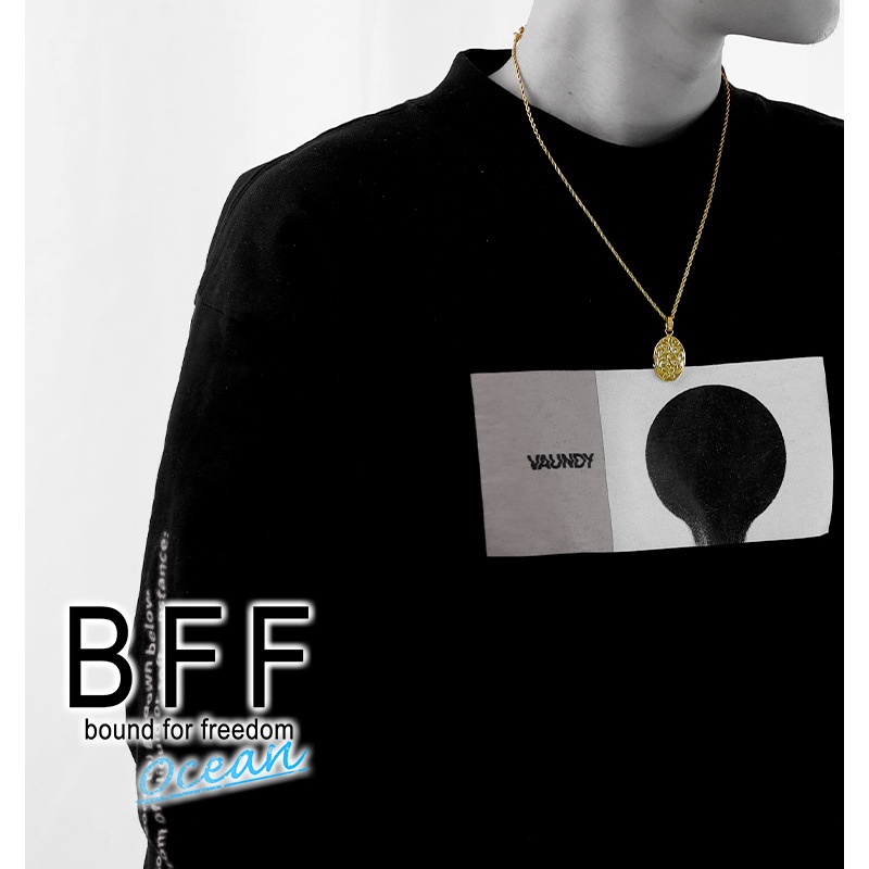 BFF ハワイアンオーバルネックレス [bffn011-g]