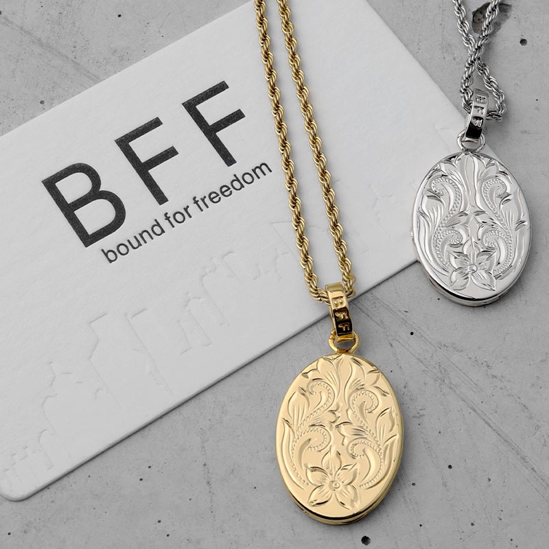 BFF ハワイアンオーバルネックレス [bffn011-g]