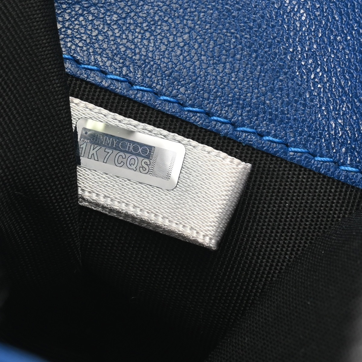 ロゴ ラウンドファスナー ブルー レディース レザー 長財布 Bランク 中古 銀蔵