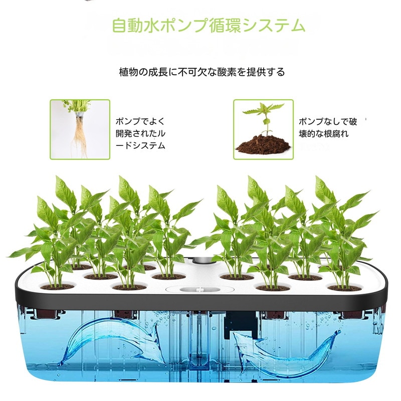 水耕栽培キット 野菜栽培セット 種子栽培セット インテリア 菜園 苗 野菜 植物育成LEDライト 自動水循環システム搭載 ランプシェードの高さ調節可能 水耕栽培キット 野菜栽培セット 種子栽培セット インテリア 菜園 苗 野菜 植物育成LEDライト 自動水循環システム搭載 ランプシェードの高さ調節可能