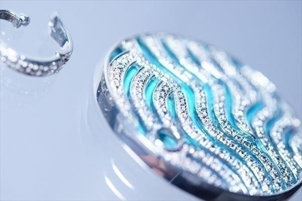 ターコイズサーキュラープレート シャイニーキュービックジルコニアラインシルバーペンダントトップ (レディ-ス) ターコイズサーキュラープレート シャイニーキュービックジルコニアラインシルバーペンダントトップ (レディ-ス)