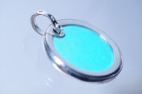 ターコイズサーキュラープレート シャイニーキュービックジルコニアラインシルバーペンダントトップ (レディ-ス) ターコイズサーキュラープレート シャイニーキュービックジルコニアラインシルバーペンダントトップ (レディ-ス)