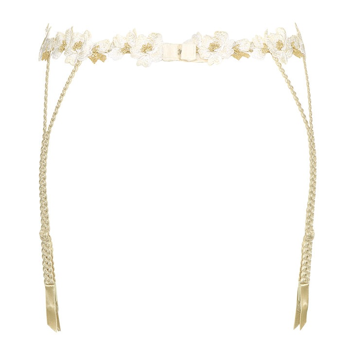 サルート Salute ワコール Wacoal ブラジャー ガーターベルト ランジェリー 刺繍 花柄 フラワー柄 03シリーズ GTJ603