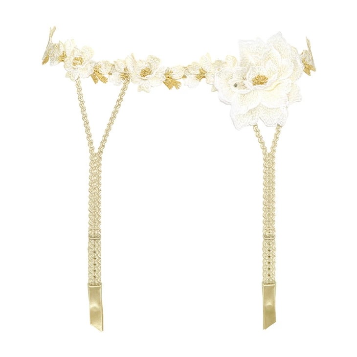 サルート Salute ワコール Wacoal ブラジャー ガーターベルト ランジェリー 刺繍 花柄 フラワー柄 03シリーズ GTJ603