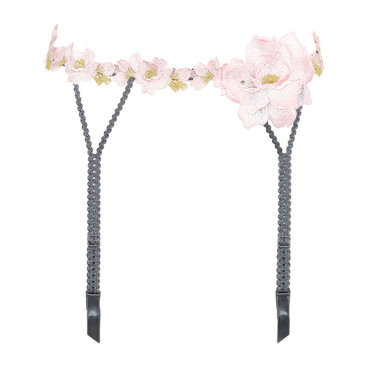 サルート Salute ワコール Wacoal ブラジャー ガーターベルト ランジェリー 刺繍 花柄 フラワー柄 03シリーズ GTJ603