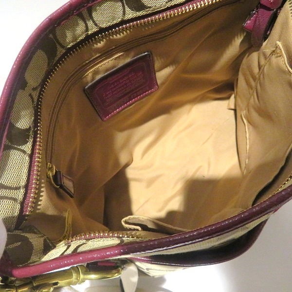 コーチ シグネチャー F28502 バッグ ショルダーバッグ レディース 【中古】 コーチ シグネチャー F28502 バッグ ショルダーバッグ レディース 【中古】