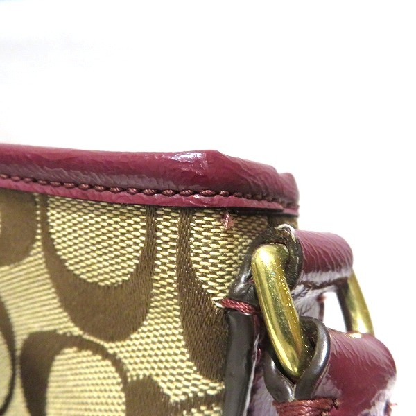 コーチ シグネチャー F28502 バッグ ショルダーバッグ レディース 【中古】 コーチ シグネチャー F28502 バッグ ショルダーバッグ レディース 【中古】