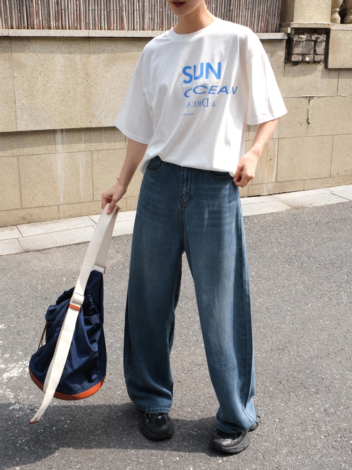 ファッショナブルなテンセルアークワイドレッグジーンズの夏の新しい韓国バージョンは涼しい肌に優しい快適な通気性のズボンの女性 mdprevattcaulkingandwaterproofing.com
