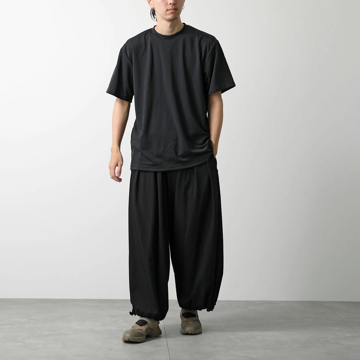 ROA ロア スニーカー Rozes ロージーズ NBUW137LE05 SAFA10 メンズ カットアウト スエード レザー ファブリック シューズ Vibram ビブラムソール 靴