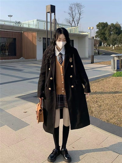 ピーコート　制服　未使用 未使用 男女兼用 ピーコート 学生コート 制服 高校生 中学生 紺