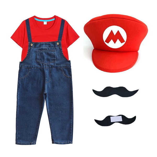 Qoo10] マリオcosスーパーメアリー服装六一ショ
