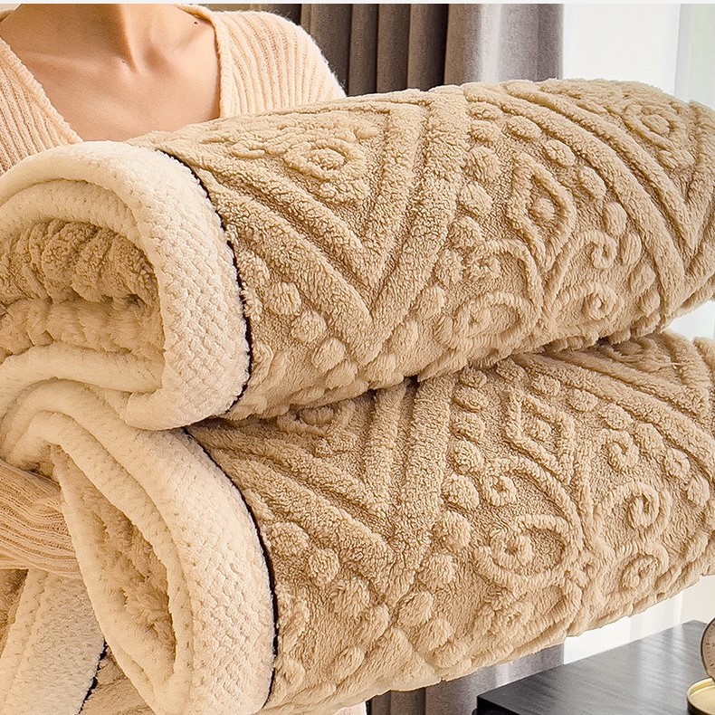 毛布 北欧 キングサイズ クイーンサイズ 200cm×230cm 昼寝 温活 温かい ポリエステル 洗濯可能 洗濯機可能 ナチュラル