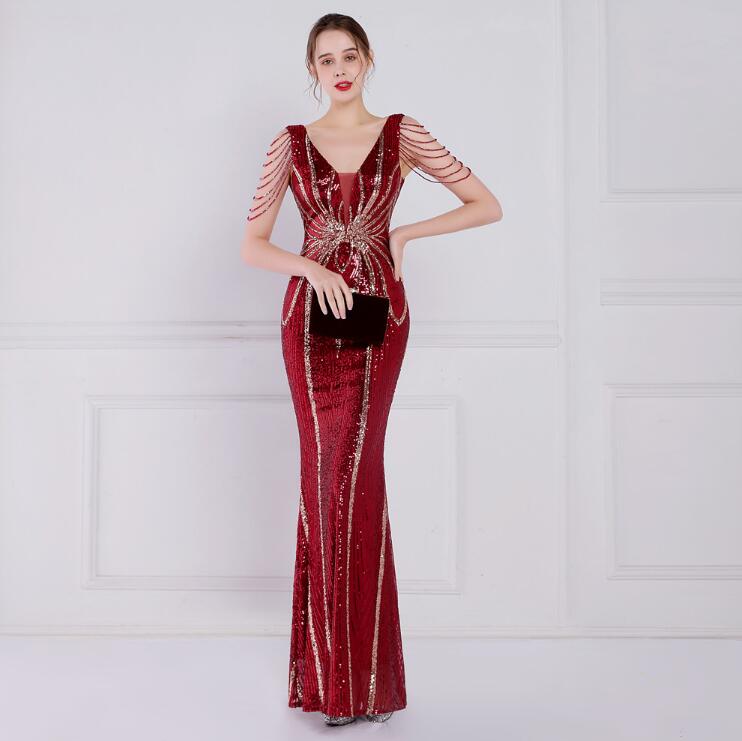 スパンコール キラキラドレス イブニングドレス ウェディングドレス お花嫁 パーティードレス ノースリーブ タイトワンピース 大きいサイズ ロングドレス Vネック マーメイドドレス ナイトドレス フォ スパンコール キラキラドレス イブニングドレス ウェディングドレス お花嫁 パーティードレス ノースリーブ タイトワンピース 大きいサイズ ロングドレス Vネック マーメイドドレス ナイトドレス フォ