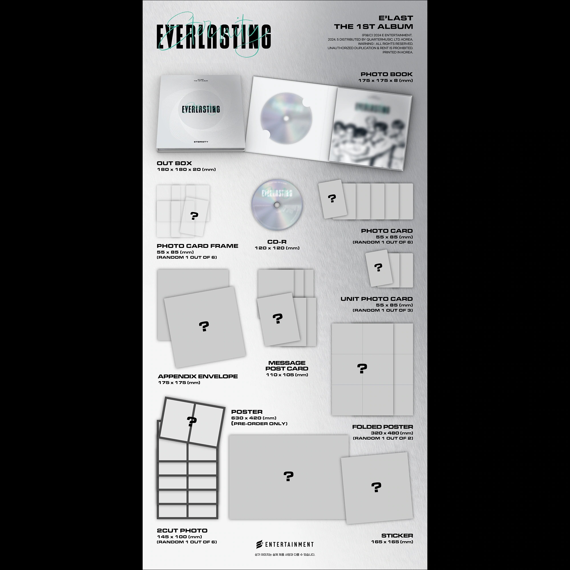 [SET] ELAST - [EVERLASTING] Infinity ver. / Eternity ver.