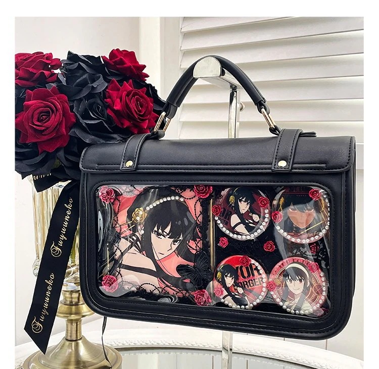 ユニフォームバッグ メッセンジャーバッグ ハンドバッグ サッチェルバッグ JK PVC 学校 痛バッグ 痛バ