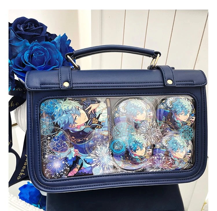 ユニフォームバッグ メッセンジャーバッグ ハンドバッグ サッチェルバッグ JK PVC 学校 痛バッグ 痛バ