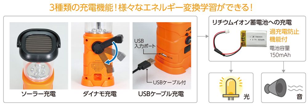 （まとめ買い）ソーラーダイナモラジオランタン 93219 [x3セット]