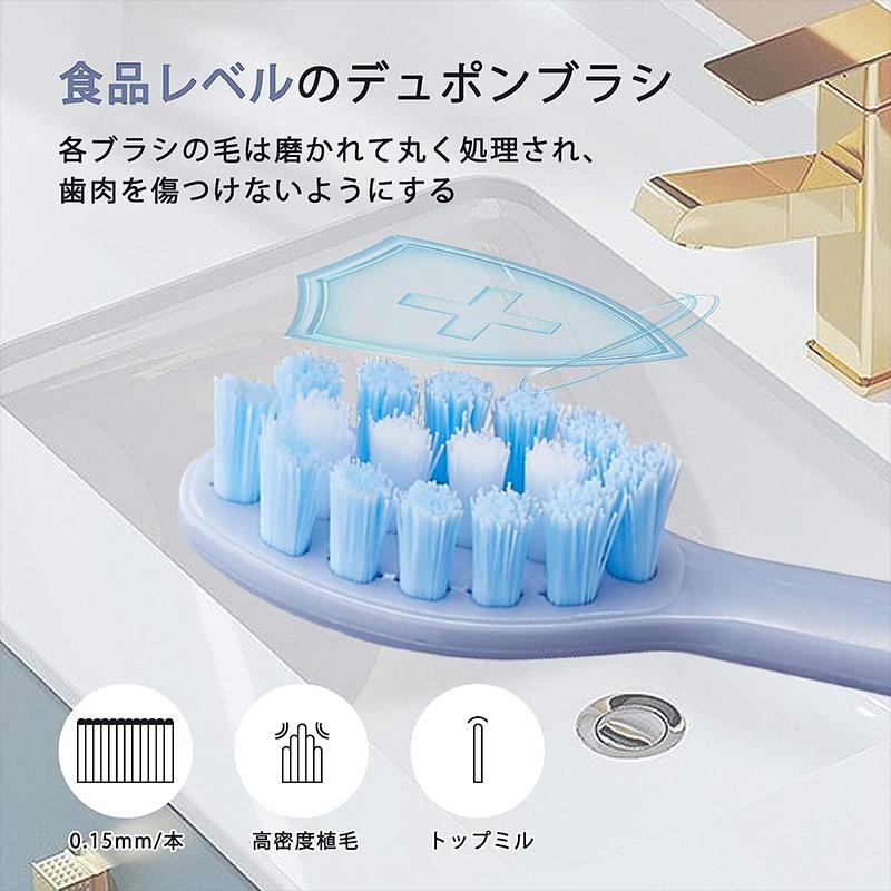 電動歯ブラシ 歯ブラシ 音波歯ブラシ 超音波歯ブラシ 口腔洗浄器 電動はぶら 充電式 IPX7防水 130日間使用可能 替えブラシ 2本 電動歯ブラシ 歯ブラシ 音波歯ブラシ 超音波歯ブラシ 口腔洗浄器 電動はぶら 充電式 IPX7防水 130日間使用可能 替えブラシ 2本