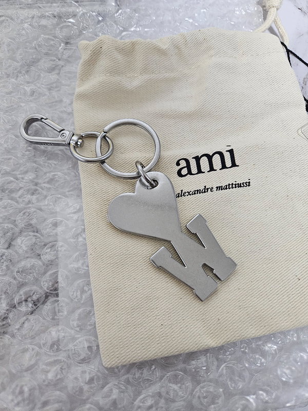 チェウシク×AMI コラボ　キーリング　※特典ワッペン無し Ami Paris チェウシク コラボ カスタムキーリング テディベア 韓国②