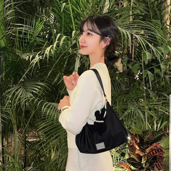 Marithe + Francois Girbaud CLASSIC LOGO HOBO BAG beige MFG45