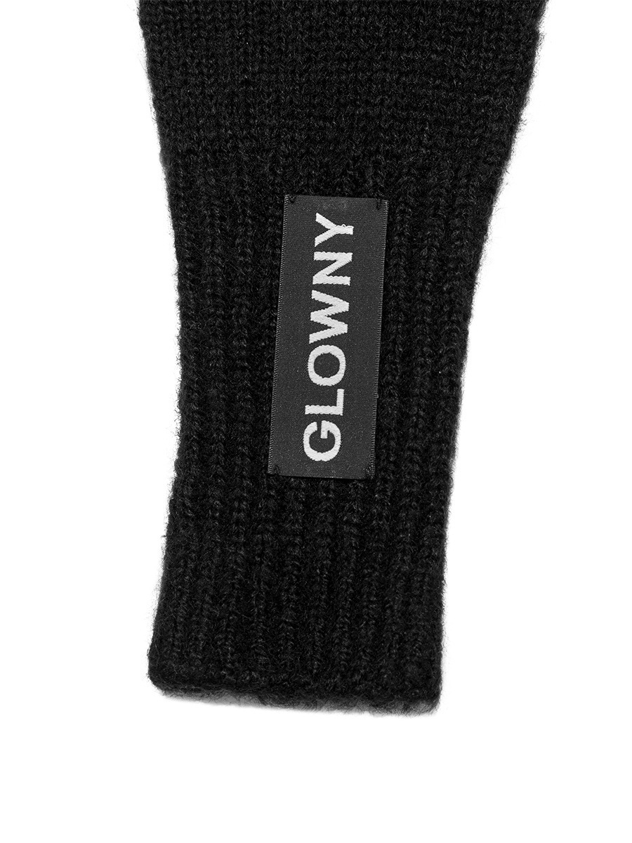 GLOWNY】TIMO KNIT GLOVES : BLACK