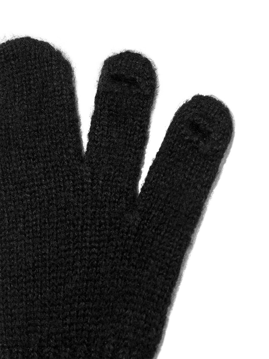 GLOWNY】TIMO KNIT GLOVES : BLACK