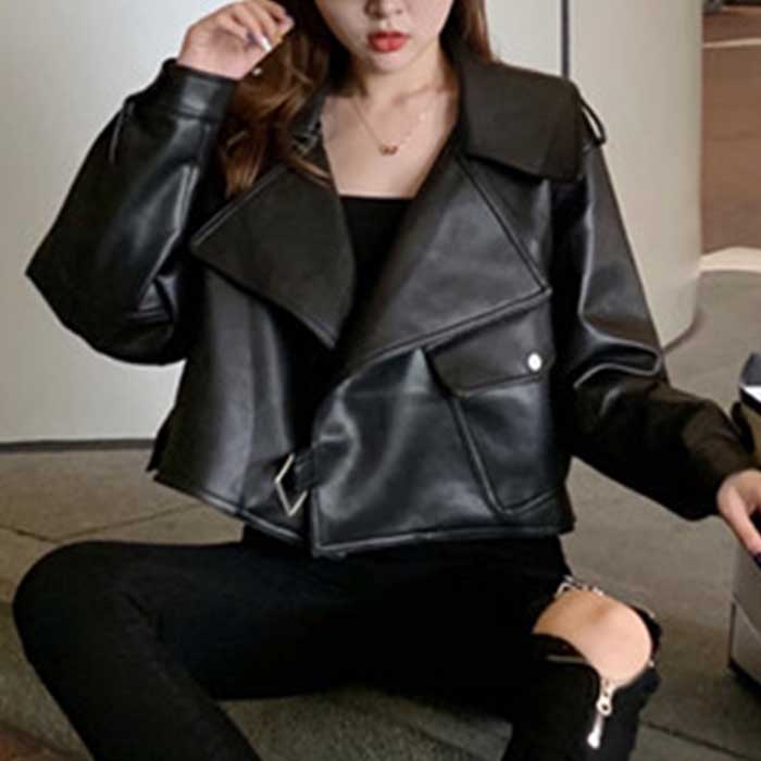 ライダースジャケット フェイク レザー PUレザー ジャケット ブルゾン 大きいサイズ レディース 革ジャン 合皮 アウター ショート丈 長袖 ブラック 黒 マタニティ おしゃれ かっこいい クール ライダースジャケット フェイク レザー PUレザー ジャケット ブルゾン 大きいサイズ レディース 革ジャン 合皮 アウター ショート丈 長袖 ブラック 黒 マタニティ おしゃれ かっこいい クール
