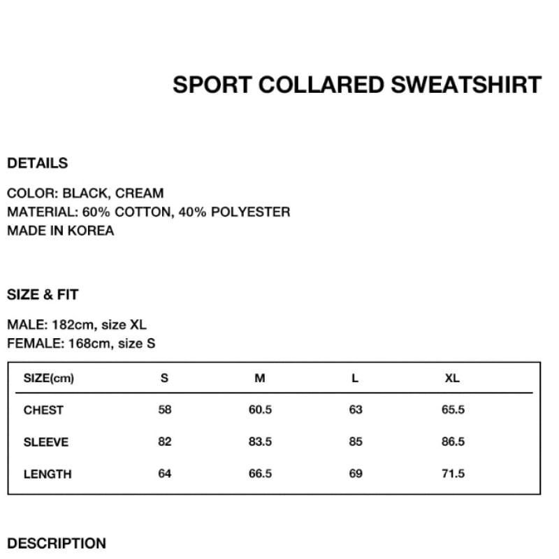 マハグリッドスポーツ襟付きスウェットシャツブラック (MG2DFMM444A) マハグリッドスポーツ襟付きスウェットシャツブラック (MG2DFMM444A)
