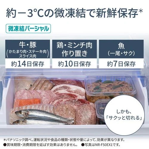 【無料長期保証】【推奨品】パナソニック NR-E41EX1-W 5ドア冷蔵庫 406L・右開き ハーモニーホワイトNRE41EX1W