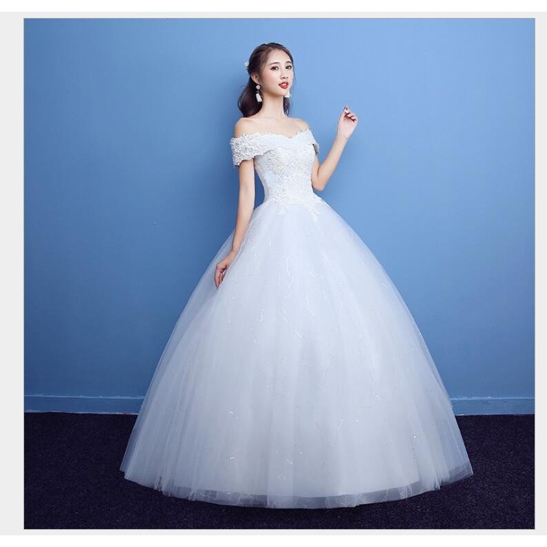 パーティードレス ウエディングドレス オフショルダー ロングドレス プリンセスドレス ステージ衣装