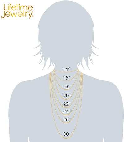 オンラインストア特売 Lifetime Jewelry ゴールドロープチェーン 2mm