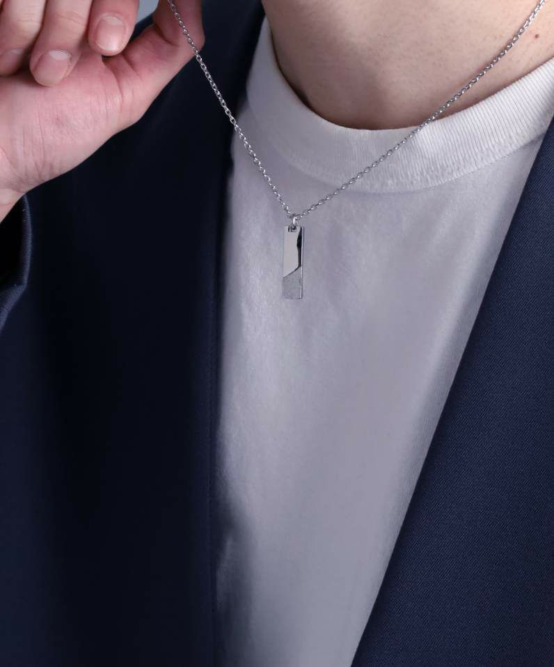 ネックレス メンズ LH-1 限定展開 SAND ワイドプレート サージカルステンレス316L LH-03NE058 ステンレス アレルギーフリー クリスマス 【ネコポス】