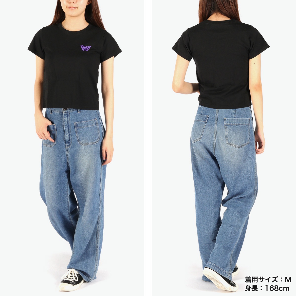 Tシャツ レディース 半袖 綿100% 無地 ロゴ ブランド おしゃれ かわいい カジュアル クルーネック 2枚セット 白 黒 コンパクト トップス カットソー 105252011032