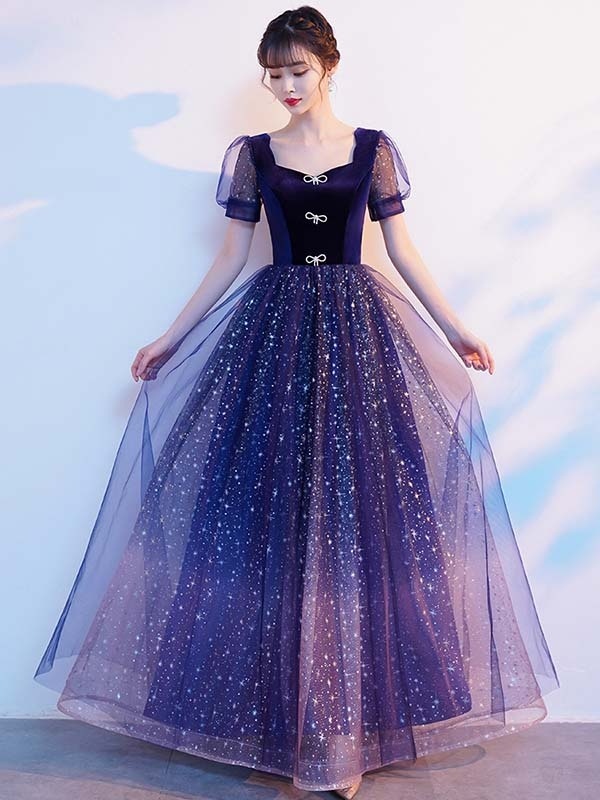 パーティードレス ロングドレス 演奏会 袖あり パフスリーブ 透け感 キラキラ ネイビー ブラック ワインレッド ドレス 半袖 成人式 同窓会 可愛い 大人 ピアノ 発表会 結婚式 ステージドレス 二 パーティードレス ロングドレス 演奏会 袖あり パフスリーブ 透け感 キラキラ ネイビー ブラック ワインレッド ドレス 半袖 成人式 同窓会 可愛い 大人 ピアノ 発表会 結婚式 ステージドレス 二