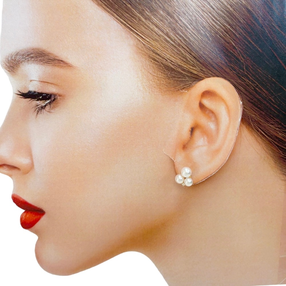 タサキ イヤリング 18金 K18イエローゴールド アコヤパール TASAKI 中古 美品 タサキ イヤリング 18金 K18イエローゴールド アコヤパール TASAKI 中古 美品