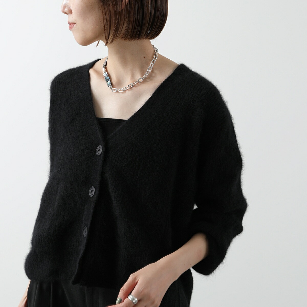 YOSTER ヨースター ネックレス Flow Chain Necklace レディース メンズ チェーン アワビ貝 アクセサリー SILVER YOSTER ヨースター ネックレス Flow Chain Necklace レディース メンズ チェーン アワビ貝 アクセサリー SILVER