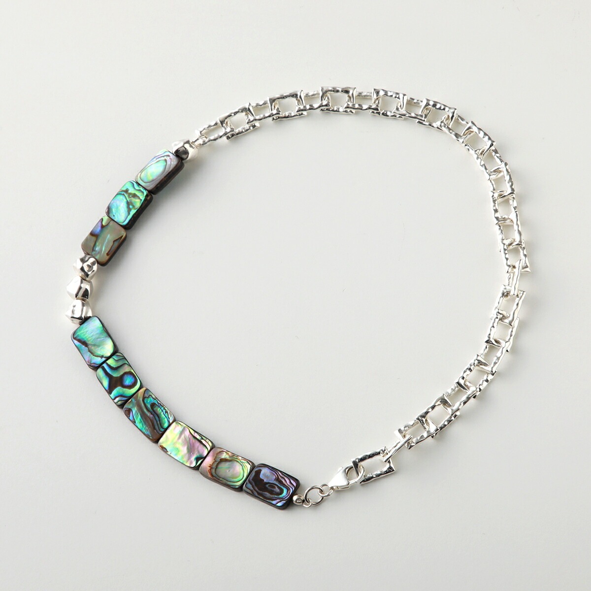 YOSTER ヨースター ネックレス Flow Chain Necklace レディース メンズ チェーン アワビ貝 アクセサリー SILVER YOSTER ヨースター ネックレス Flow Chain Necklace レディース メンズ チェーン アワビ貝 アクセサリー SILVER